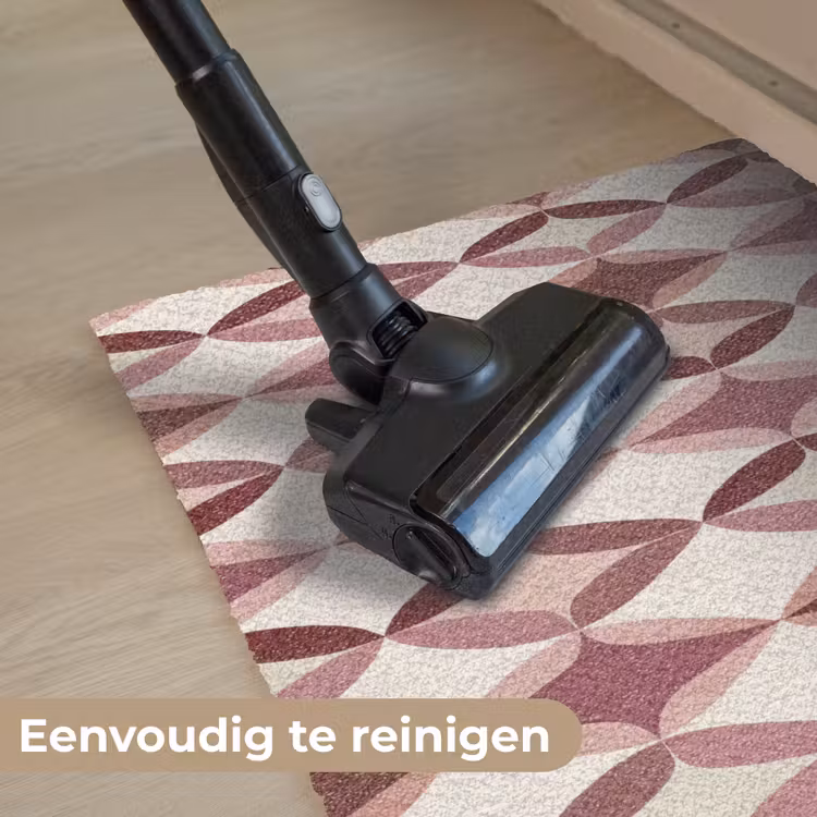 Deurmat - Ovaal - Textuur - Roze — 9