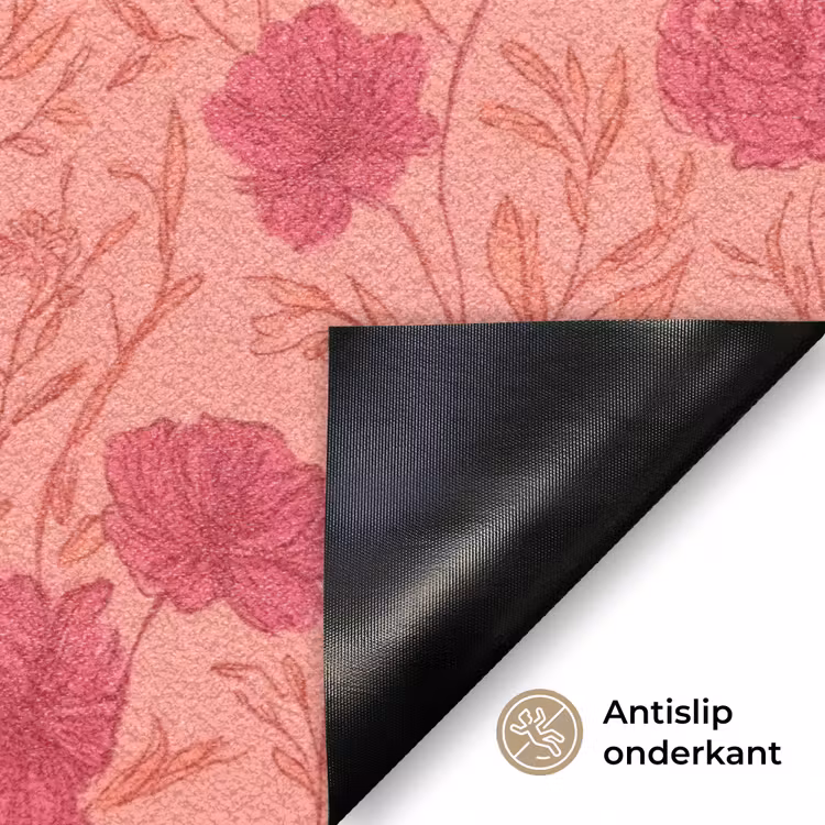 Deurmat - Weidebloemen - Romantisch - Roze — 6