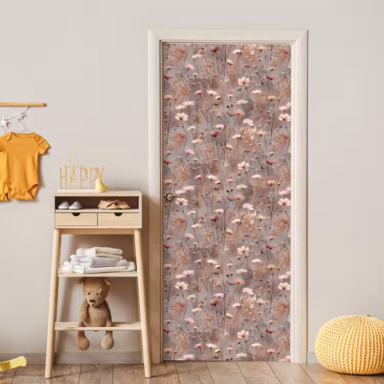 Deursticker - Bloemen - Wild - Pastel — 6