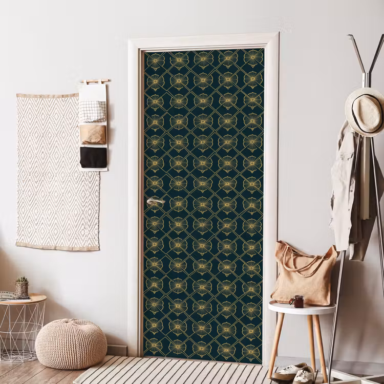 Deursticker - Geometrisch - Elegant - Groen — 8
