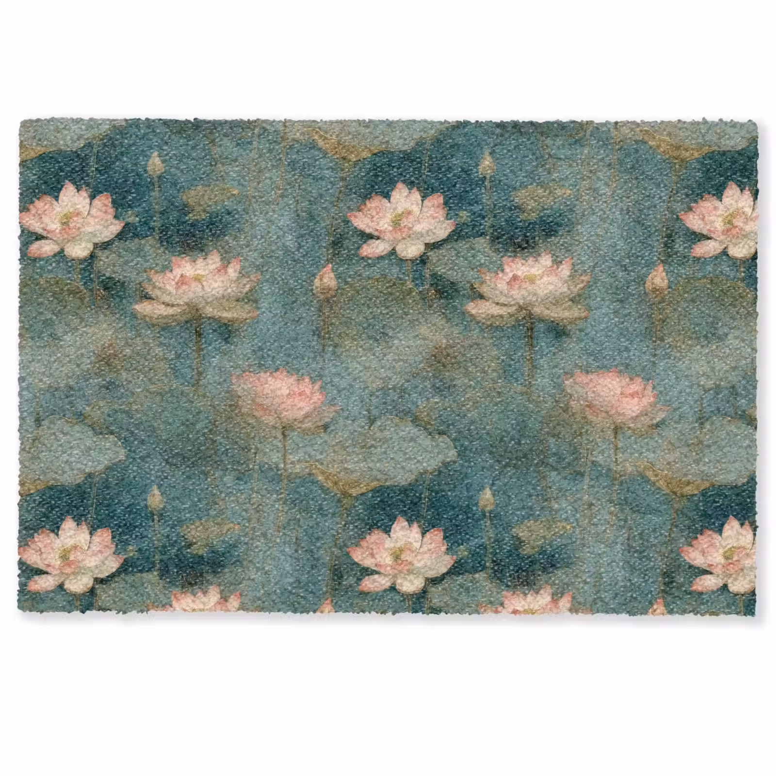 Deurmat - Botanisch - Bloemen - Roze — 1