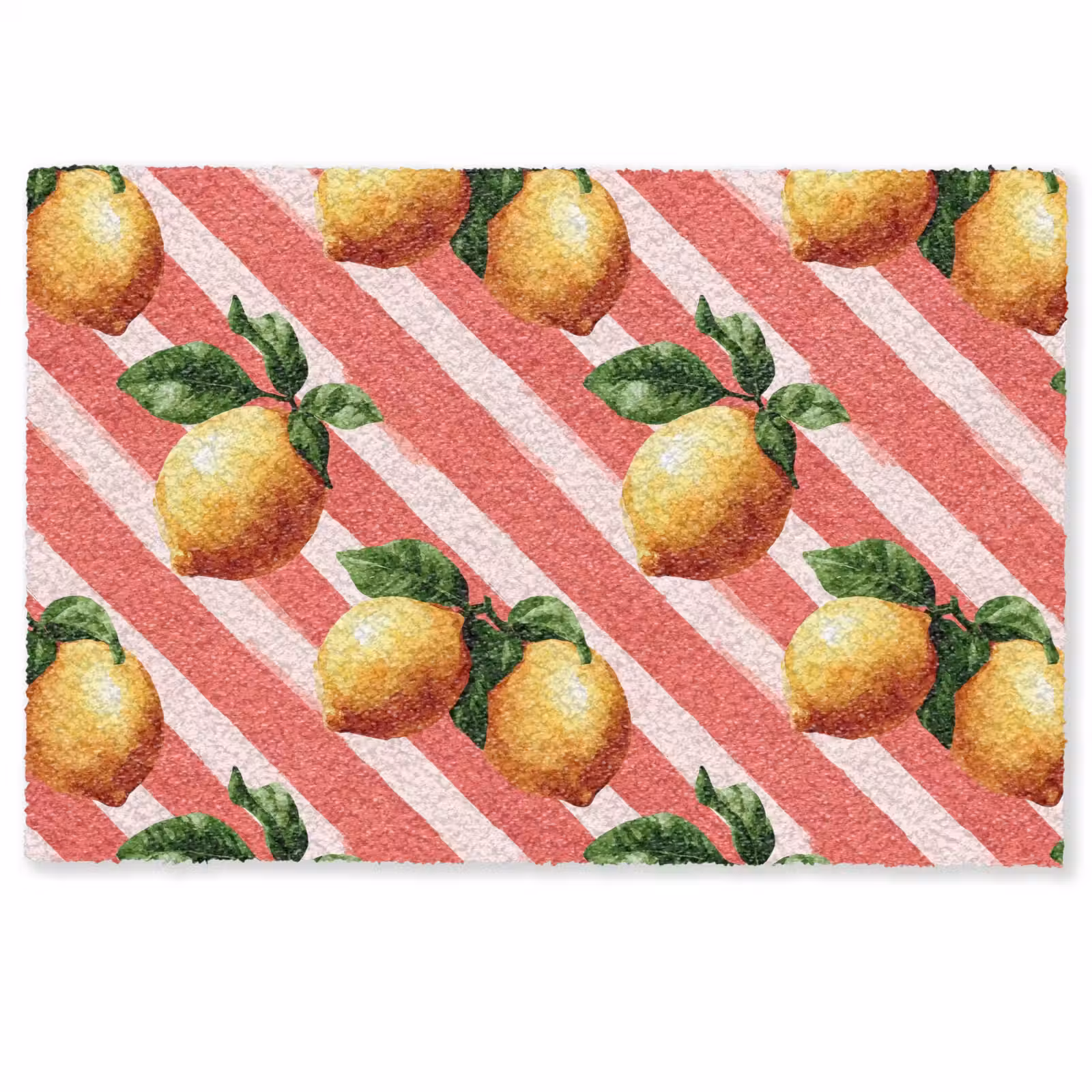 Deurmat - Citroen - Geïllustreerd - Oranje — 1