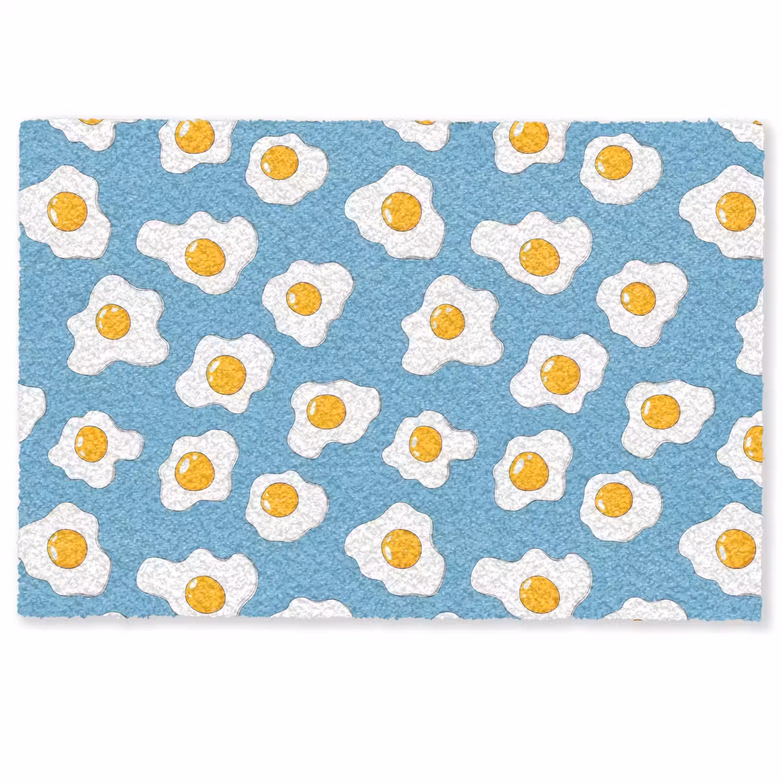 Deurmat - Eieren - Dooiers - Blauw — 1