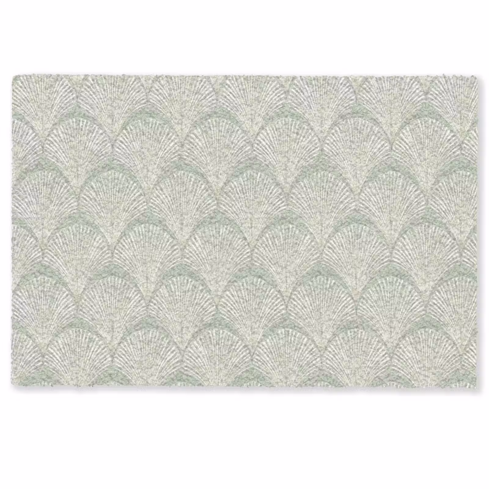Deurmat - Waaiers - Patroon - Groen — 1