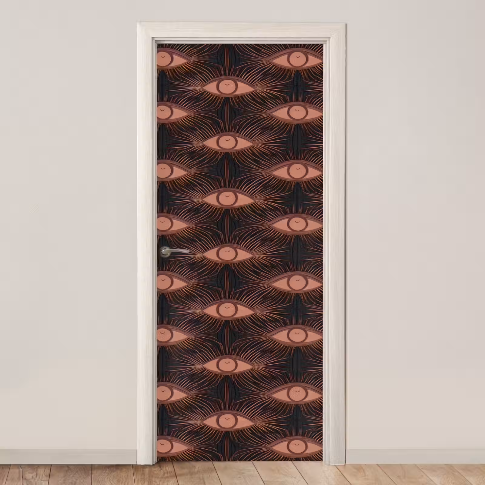 Deursticker - Boheems - Oog - Bruin — 1