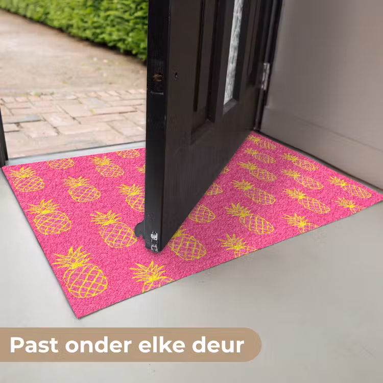 Deurmat - Ananas - Trendy - Roze — 7