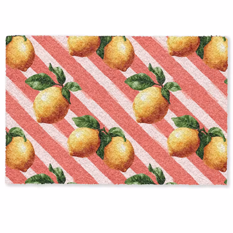 Deurmat - Citroen - Geïllustreerd - Oranje — 1
