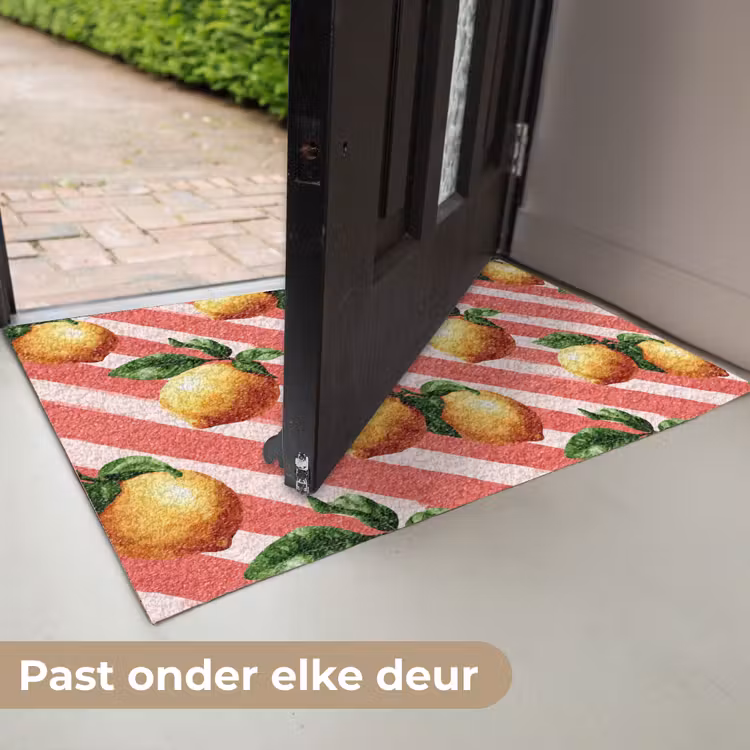 Deurmat - Citroen - Geïllustreerd - Oranje — 7