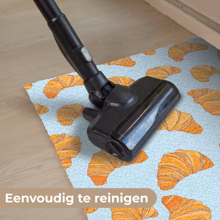 Deurmat - Croissant - Speels - Blauw — 9