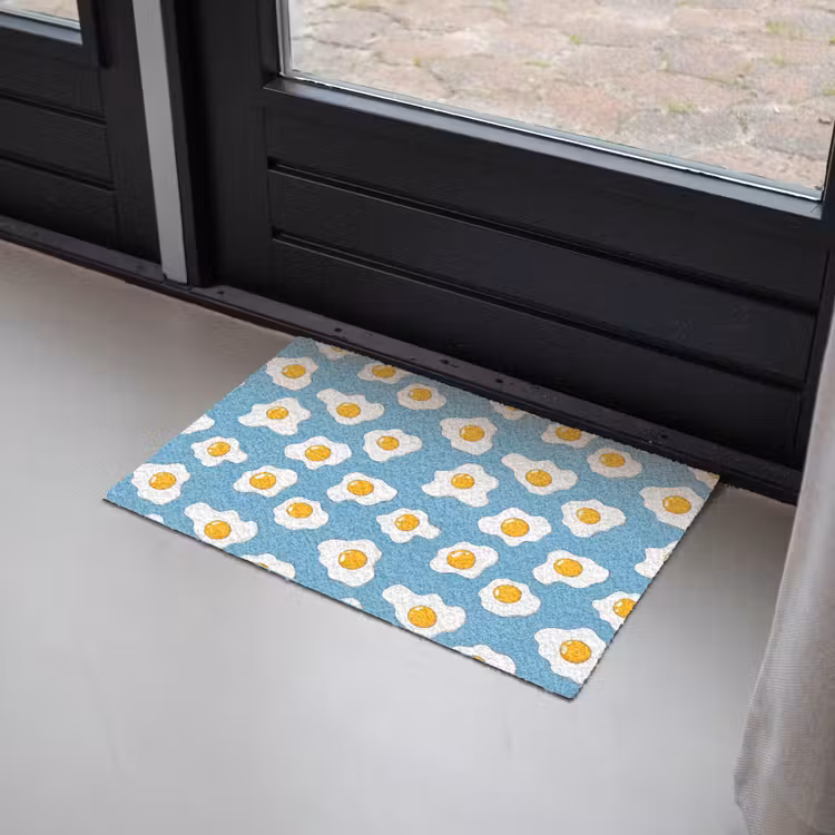 Deurmat - Eieren - Dooiers - Blauw — 2