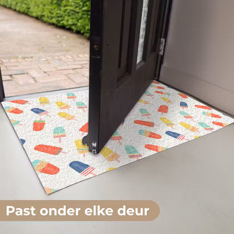 Deurmat - IJsjes - Speels - Kleurrijk — 7