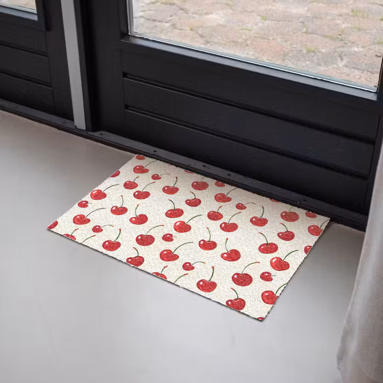 Deurmat - Kersen - Minimalistisch - Rood — 2