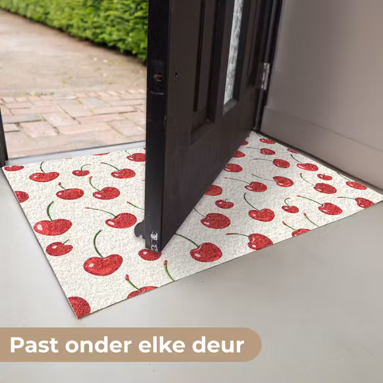 Deurmat - Kersen - Minimalistisch - Rood — 7