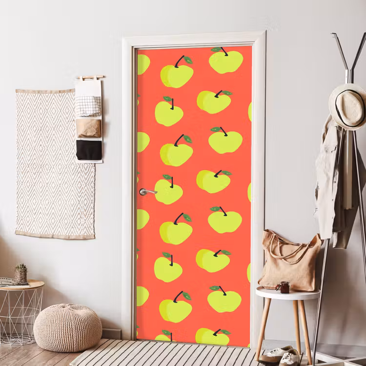 Deursticker - Appels - Modern - Groen — 8