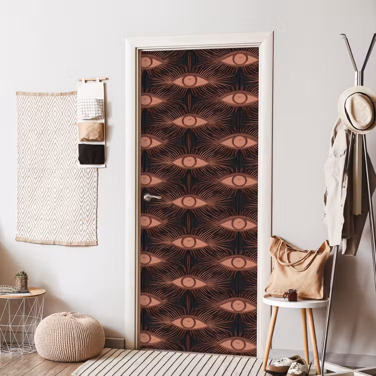 Deursticker - Boheems - Oog - Bruin — 8