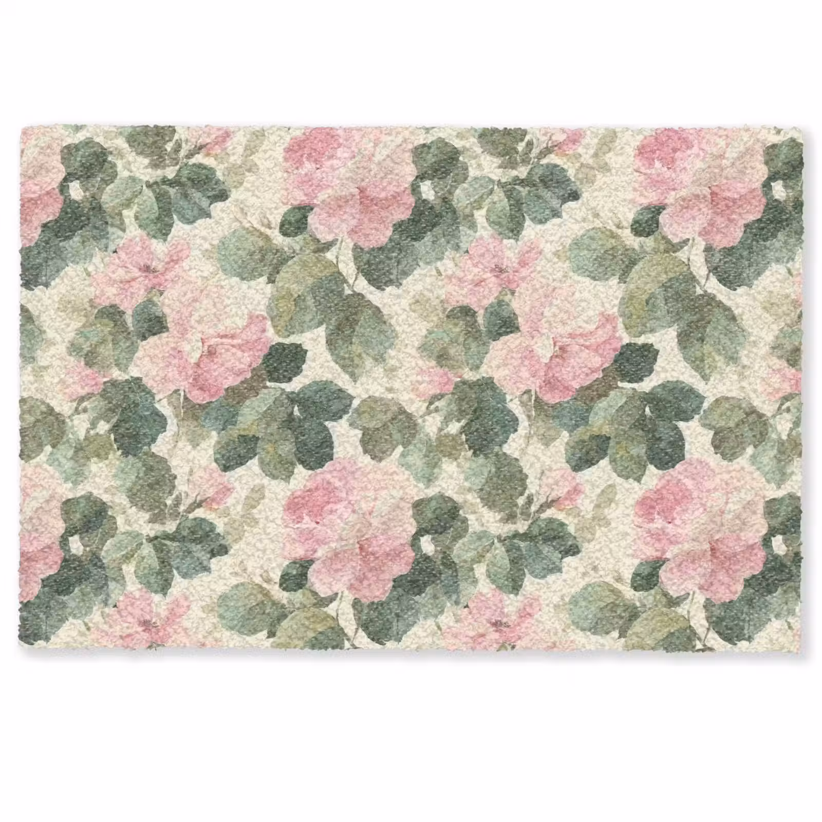 Deurmat - Rozen - Botanisch - Roze — 1