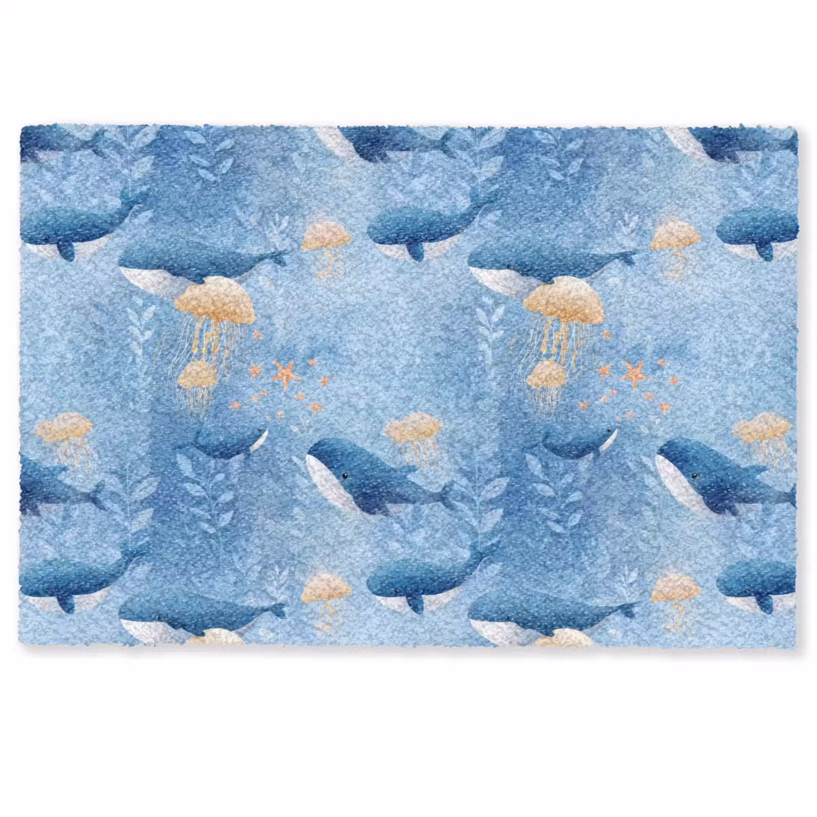 Deurmat - Walvissen - Oceaan - Blauw — 1