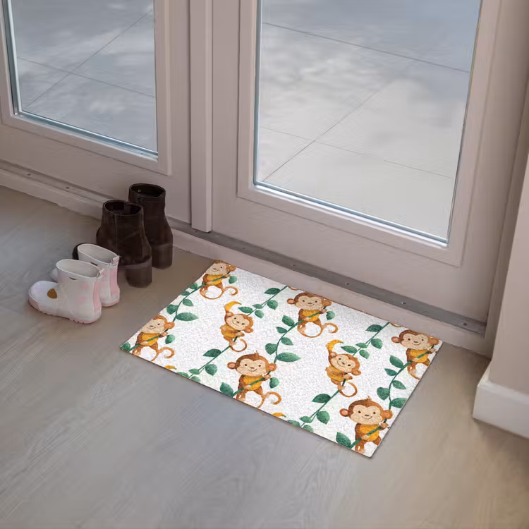 Deurmat - Apen - Lianen - Kleurrijk — 8