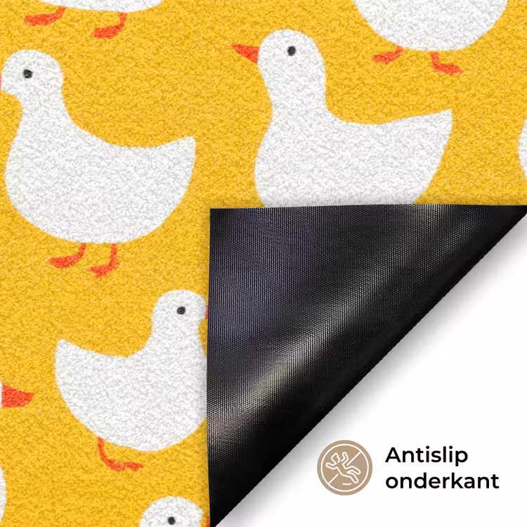 Deurmat - Eendjes - Patroon - Geel — 6