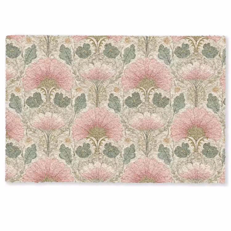Deurmat - Klassiek - Patroon - Roze — 1