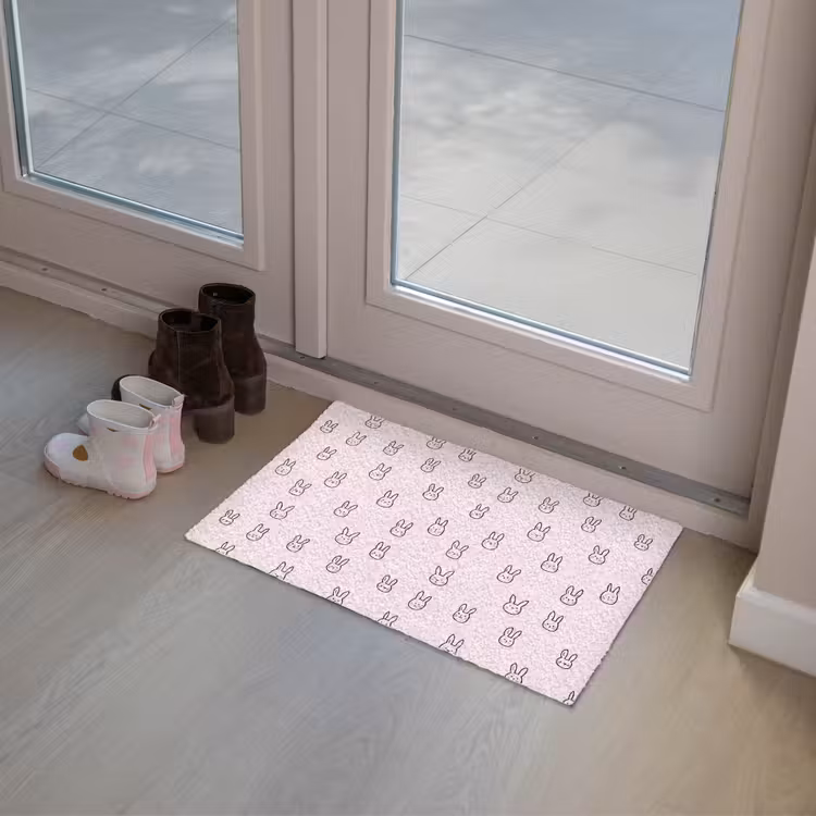 Deurmat - Konijnen - Minimalistisch - Roze — 8