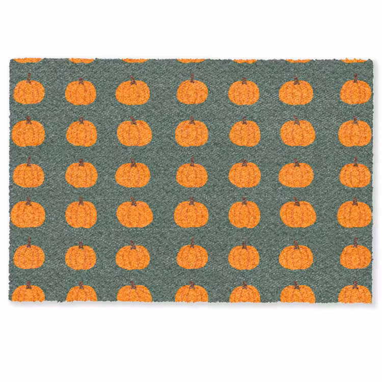 Deurmat - Pompoen - Patroon - Oranje — 1