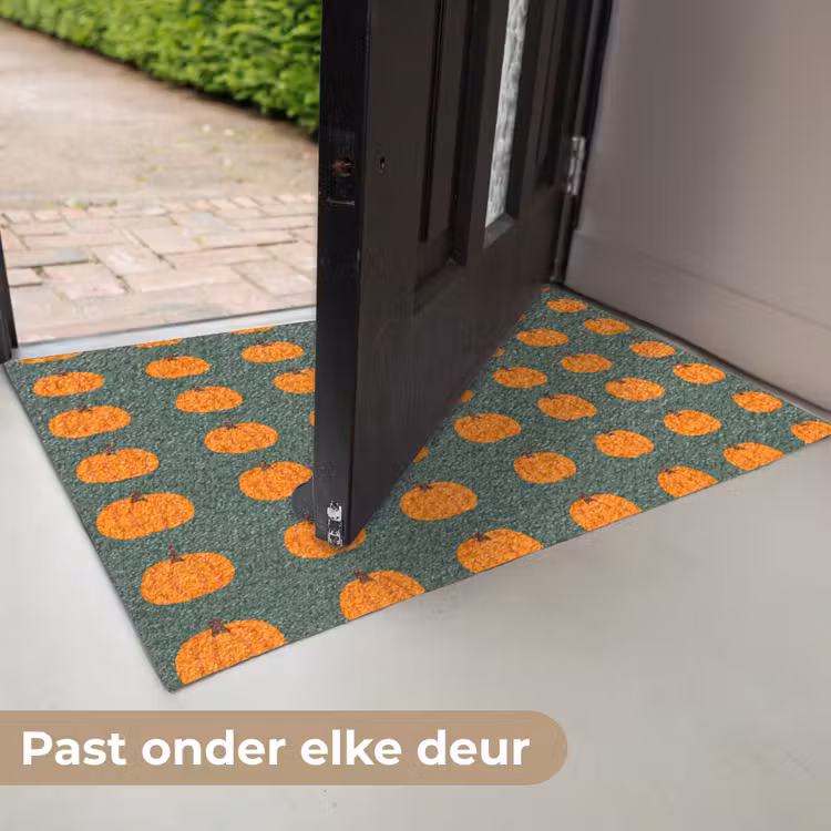 Deurmat - Pompoen - Patroon - Oranje — 7