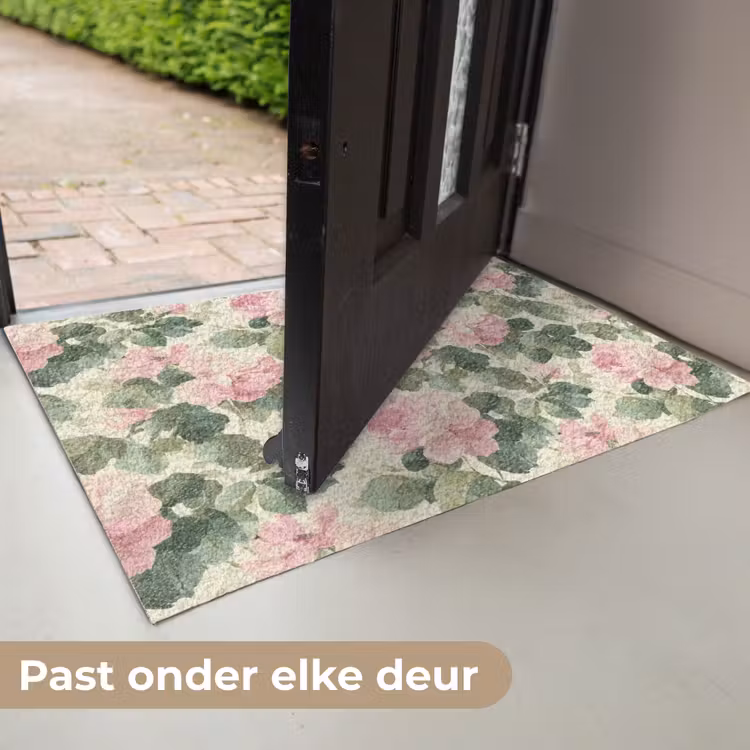 Deurmat - Rozen - Botanisch - Roze — 7