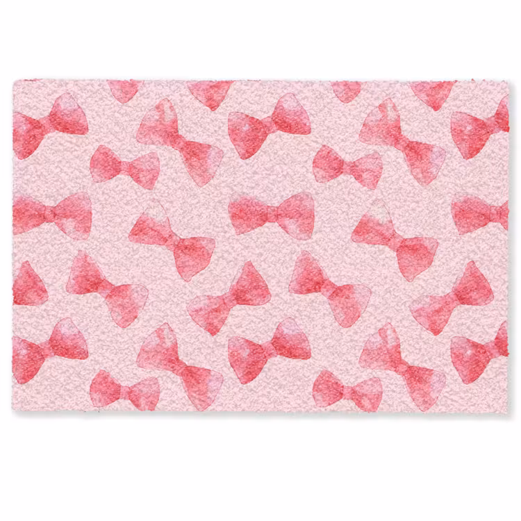Deurmat - Strikken - Aquarel - Roze — 1