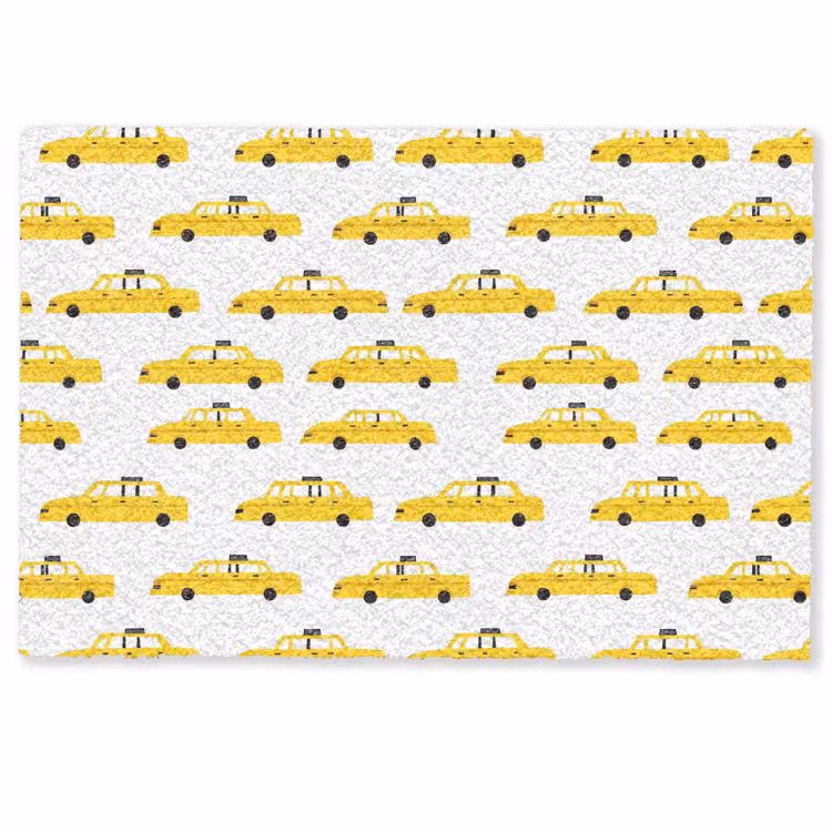 Deurmat - Taxi - Iconisch - Geel — 1