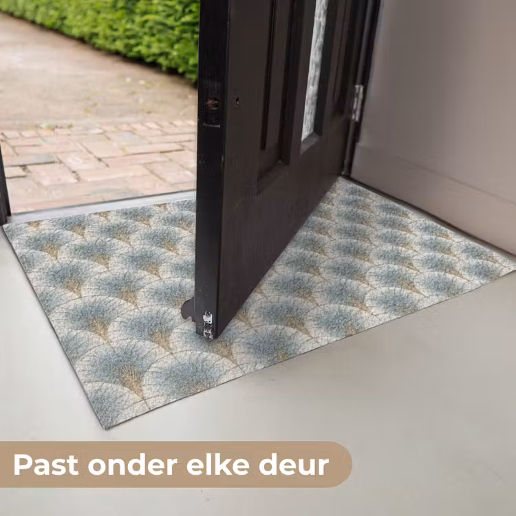 Deurmat - Waaier - Klassiek - Blauw — 7