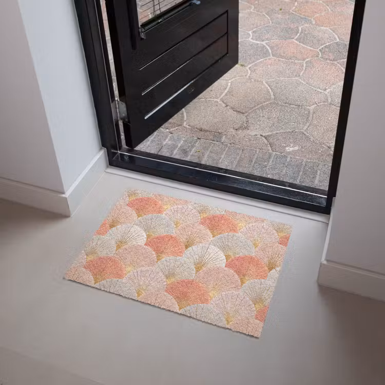 Deurmat - Waaiers - Goud - Roze — 4