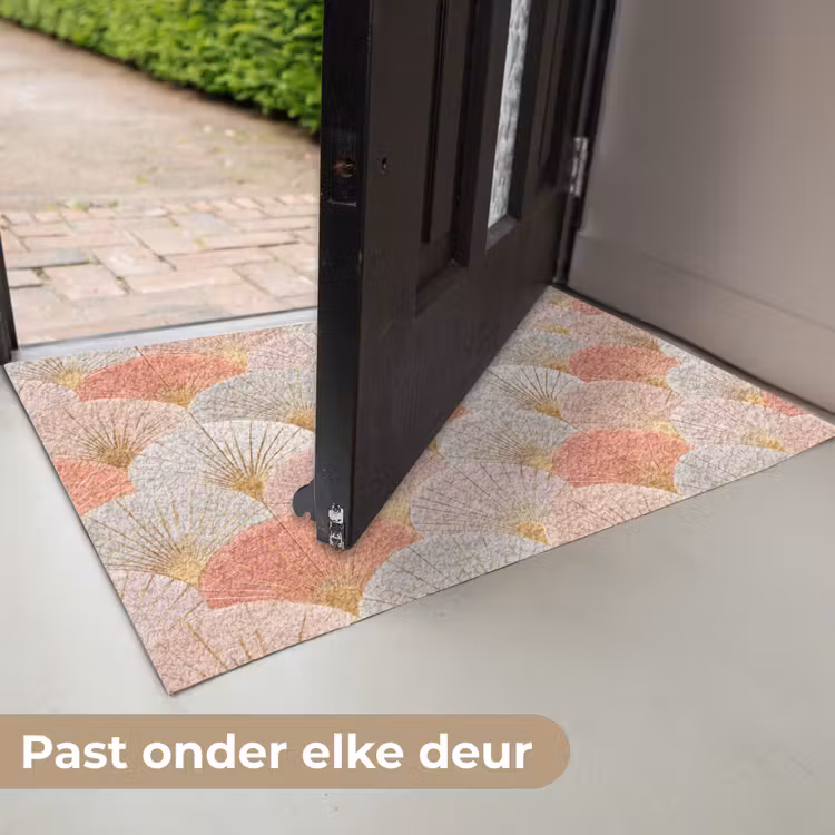 Deurmat - Waaiers - Goud - Roze — 7