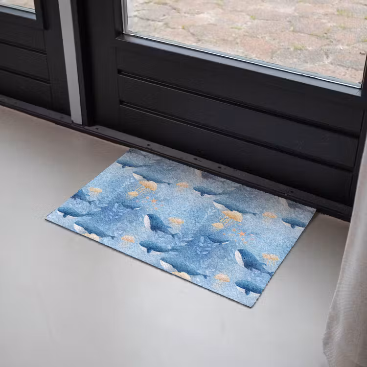 Deurmat - Walvissen - Oceaan - Blauw — 2