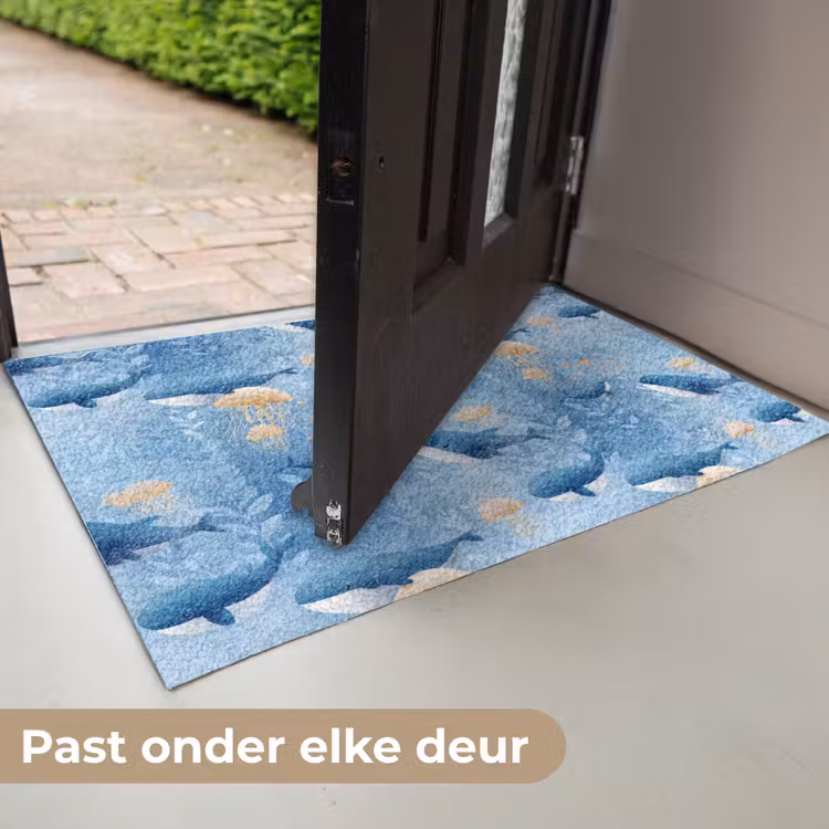 Deurmat - Walvissen - Oceaan - Blauw — 7