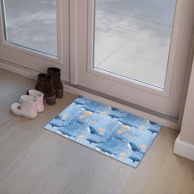 Deurmat - Walvissen - Oceaan - Blauw — 8
