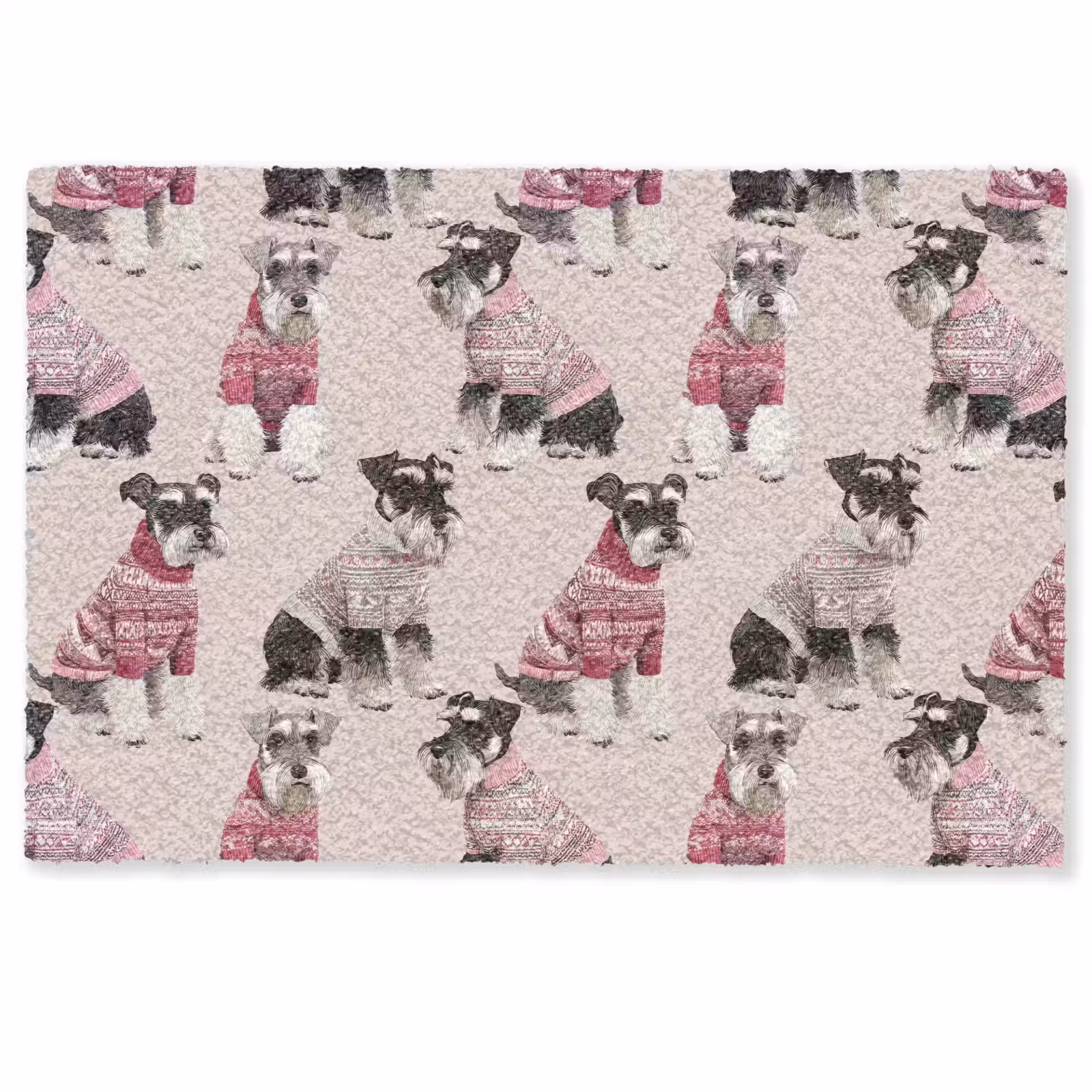 Deurmat - Honden - Truien - Rood — 1