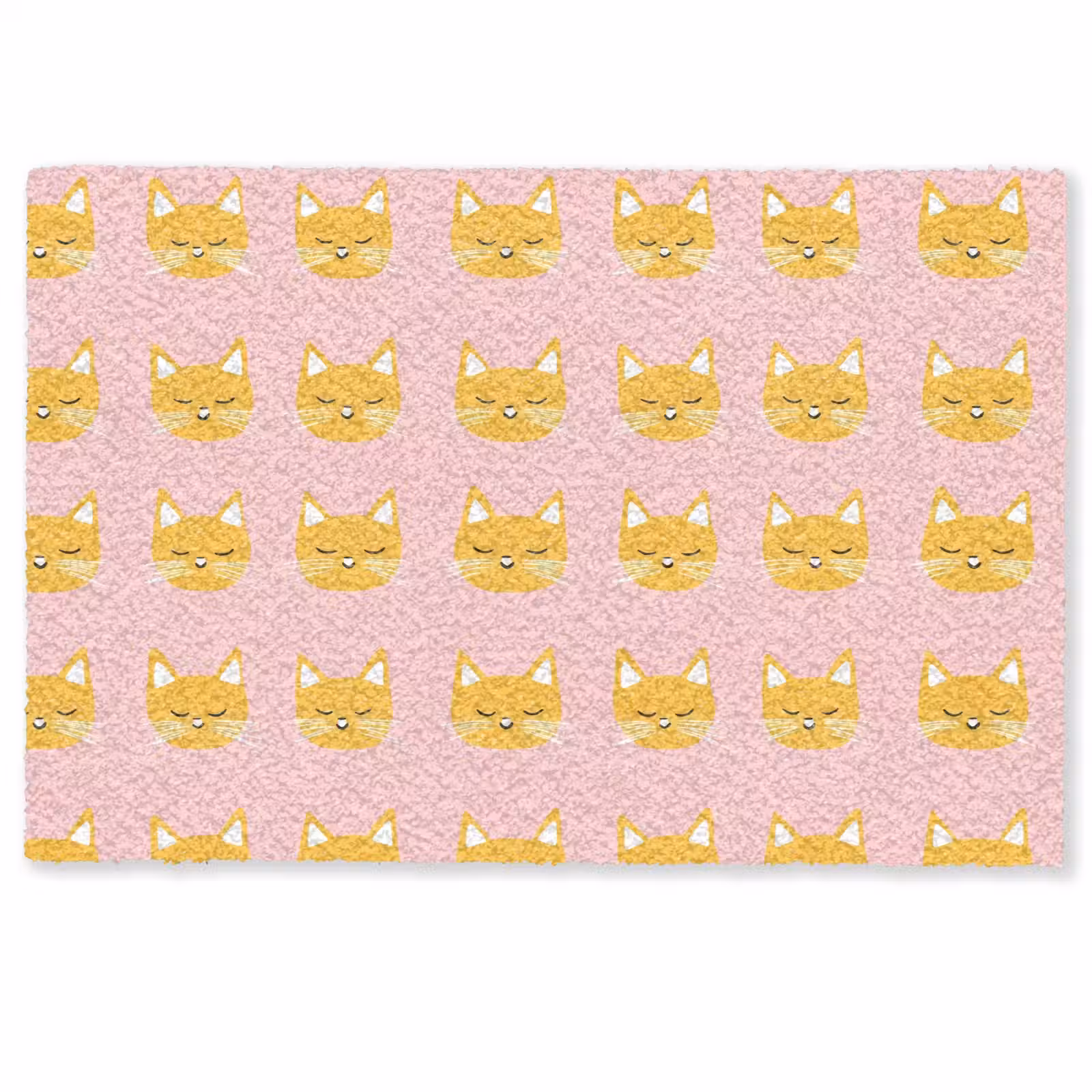Deurmat - Katten - Patroon - Roze — 1