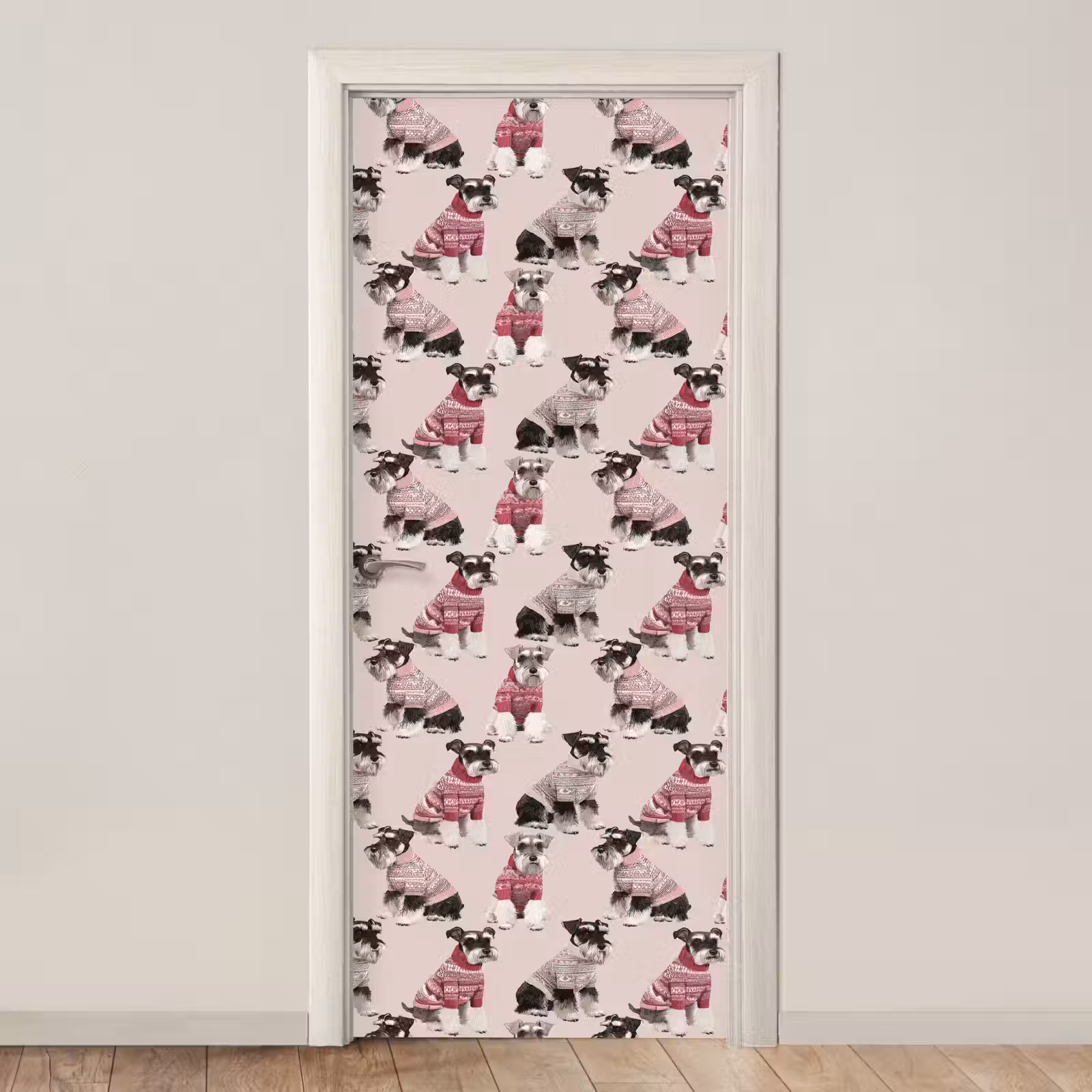 Deursticker - Honden - Truien - Rood — 1