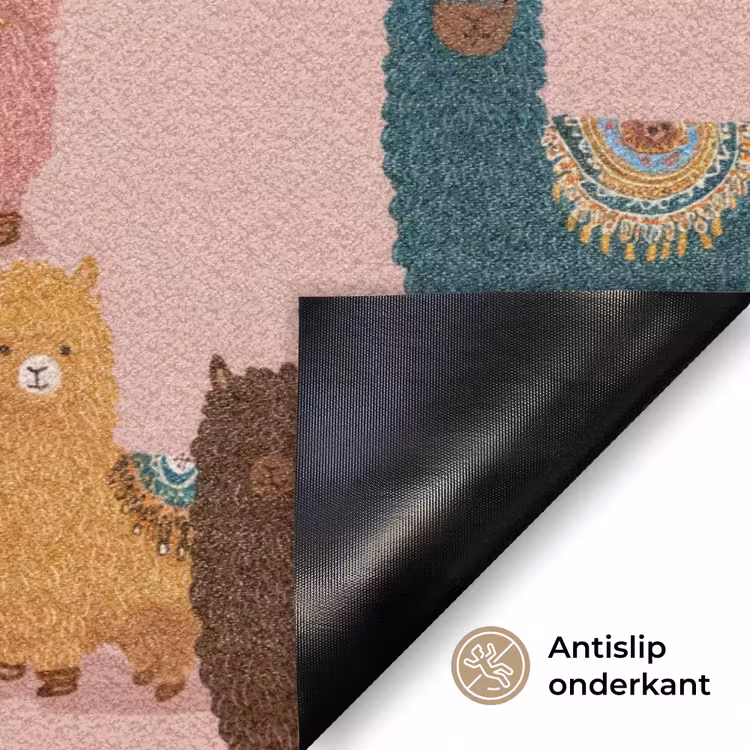 Deurmat - Alpaca's - Patroon - Kleurrijk — 6