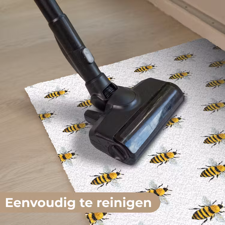 Deurmat - Bijen - Tijdloos - Wit — 9
