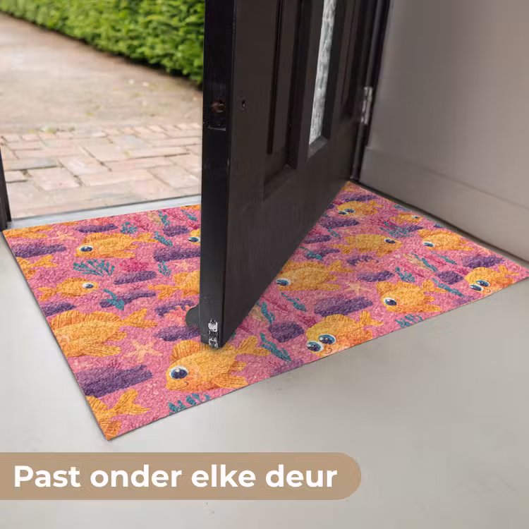 Deurmat - Goudvissen - Koraal - Kleurrijk — 7