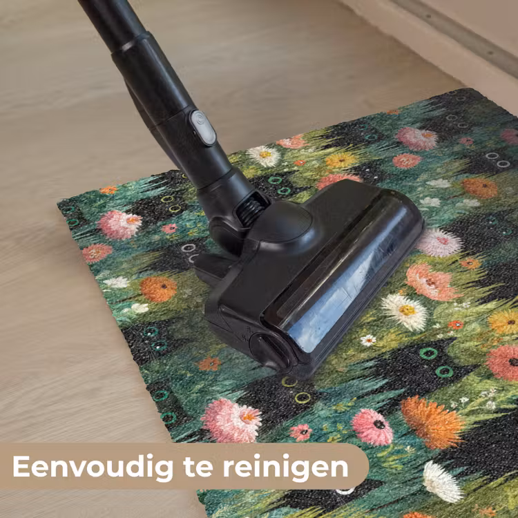 Deurmat - Katten - Bloemen - Kleurrijk — 9