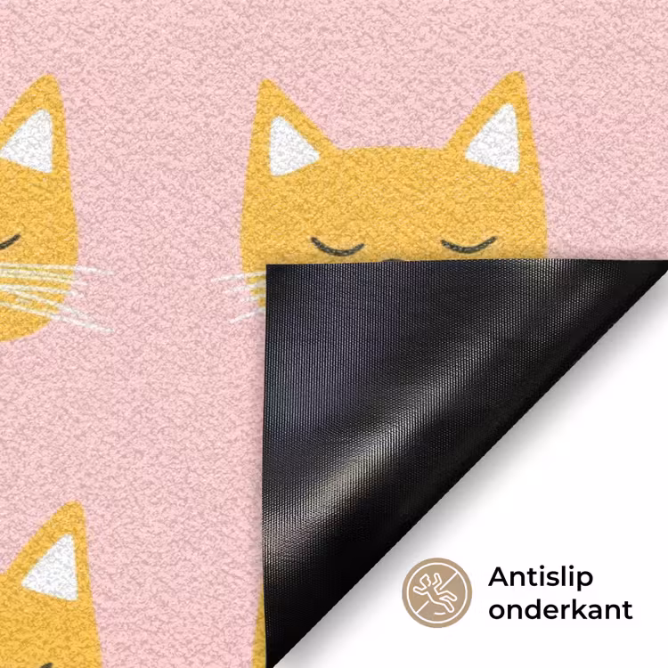 Deurmat - Katten - Patroon - Roze — 6