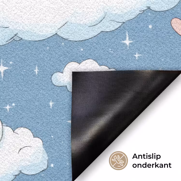 Deurmat - Kitten - Wolken - Blauw — 6