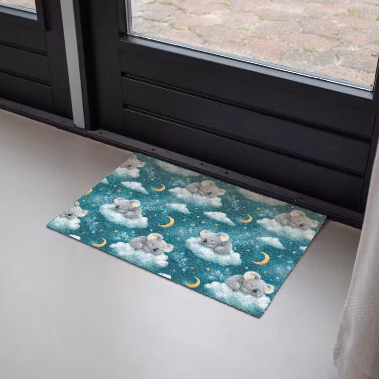 Deurmat - Koala's - Betoverend - Blauw — 2