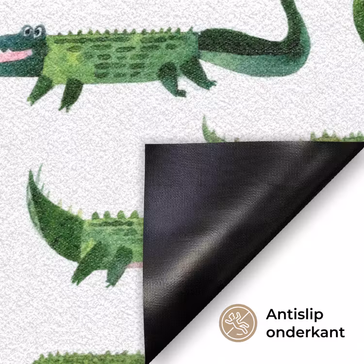 Deurmat - krokodillen - Speels - Groen — 6