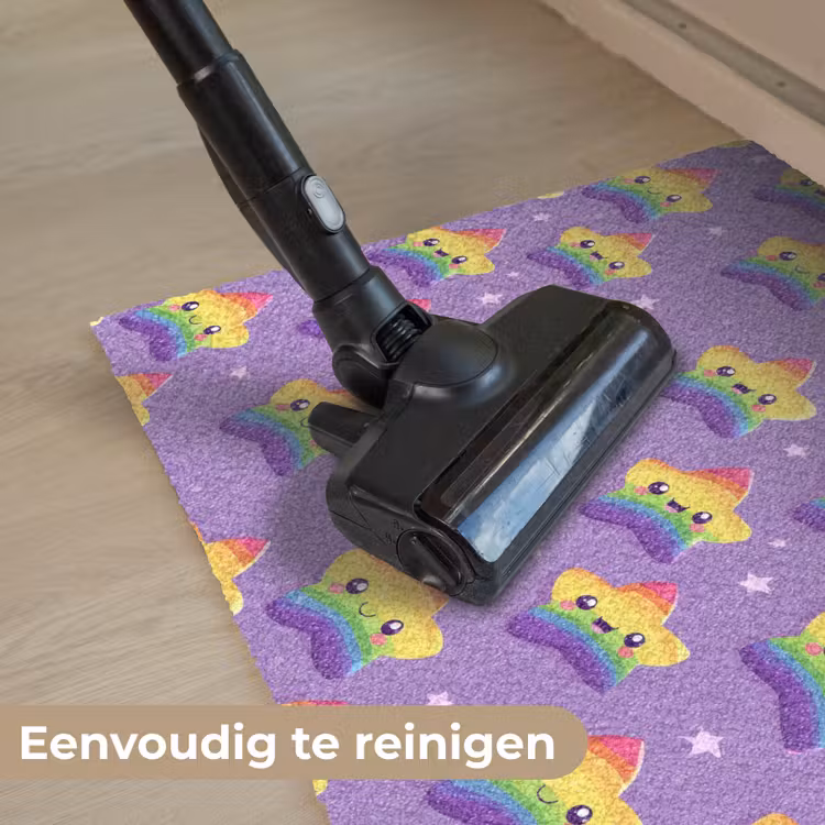 Deurmat - Sterren - Regenboog - Paars — 9