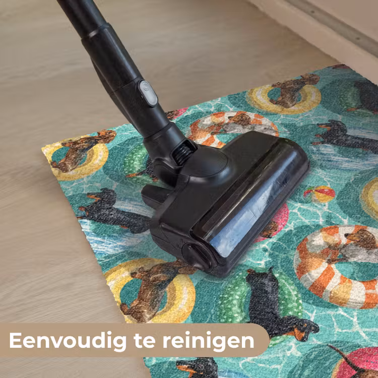 Deurmat - Teckels - Zwembad - Kleurrijk — 9