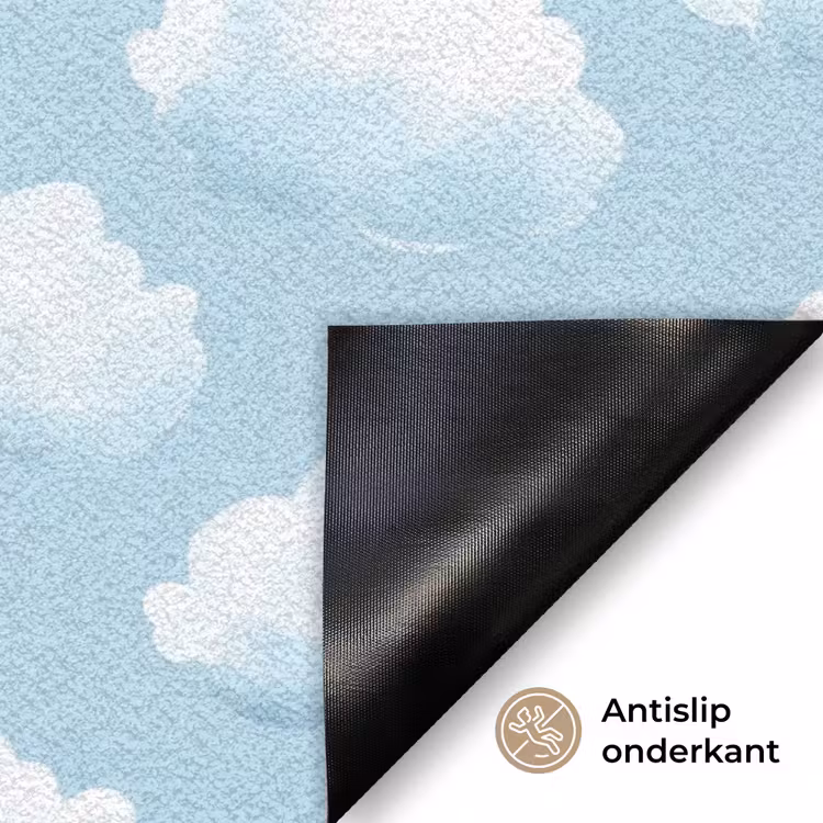 Deurmat - Wolken - Illustratie - Blauw — 6
